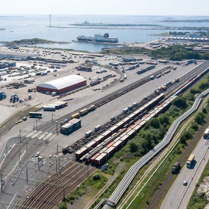Arken Kombi Göteborgs hamn.