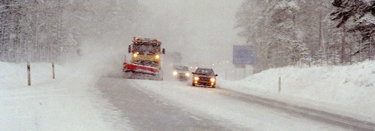 Vinter snö