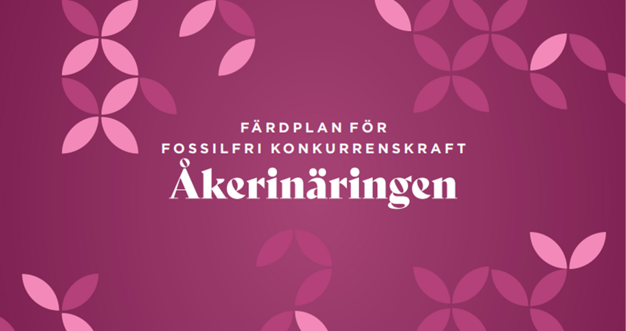 Åkerinäringens färdplan