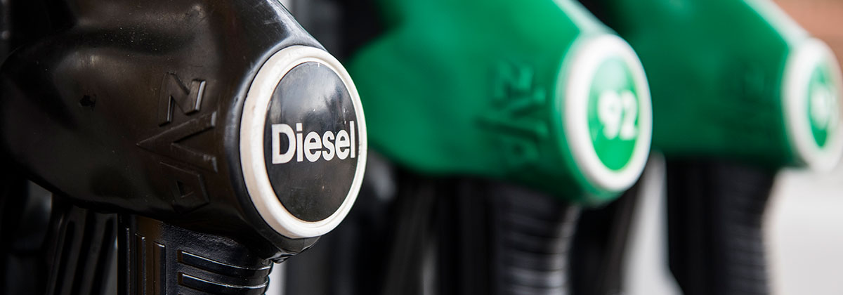 Kontrollstationen förslår höjd reduktionsplikt för diesel