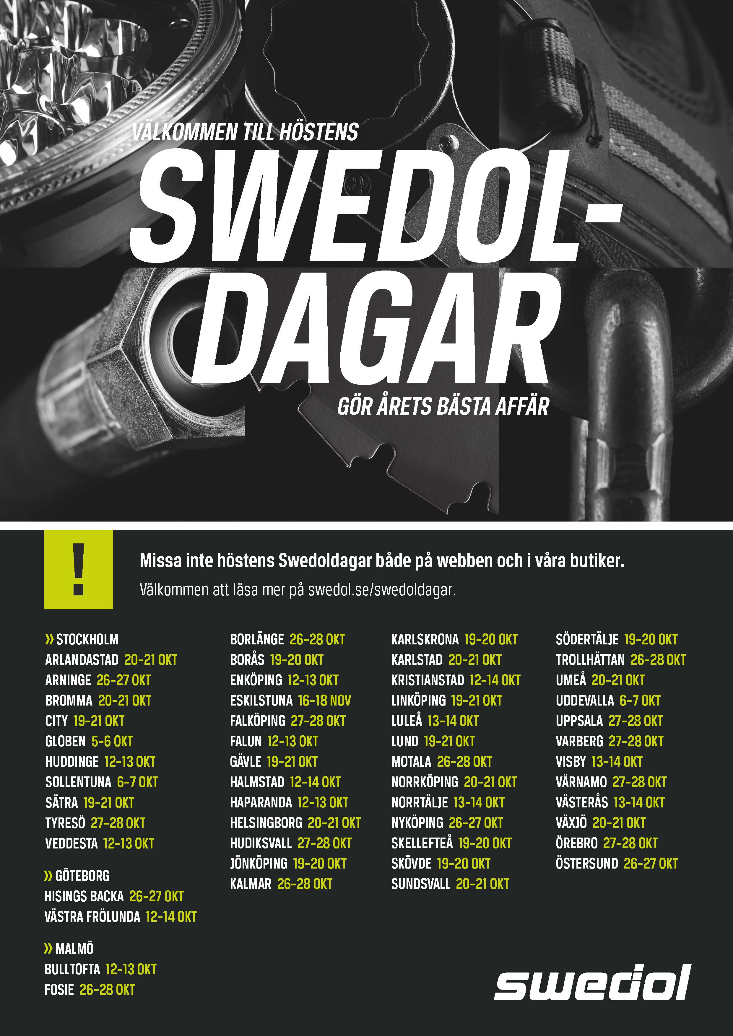 Swedoldagar hösten 2021